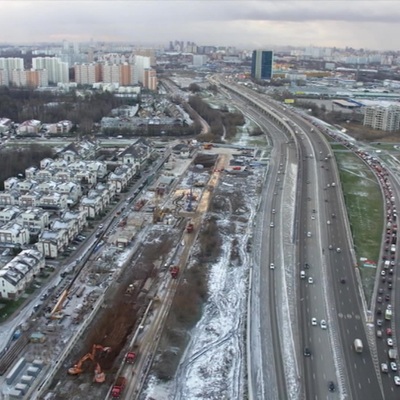 В Москве открыли эстакаду Северо-Восточной хорды у метро 