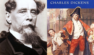Британский писатель Чарльз Диккенс (Charles Dickens) и его повесть "Приключения Оливера Твиста" ("The Adventures of Oliver Twist").