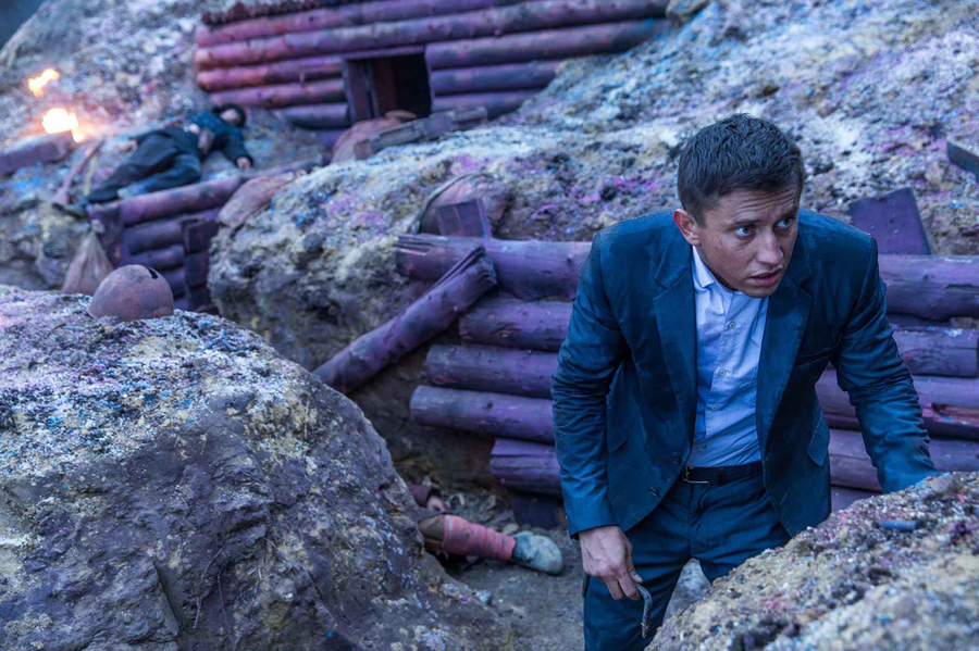 Павел Прилучный. Кадр из Х/ф "Рубеж"