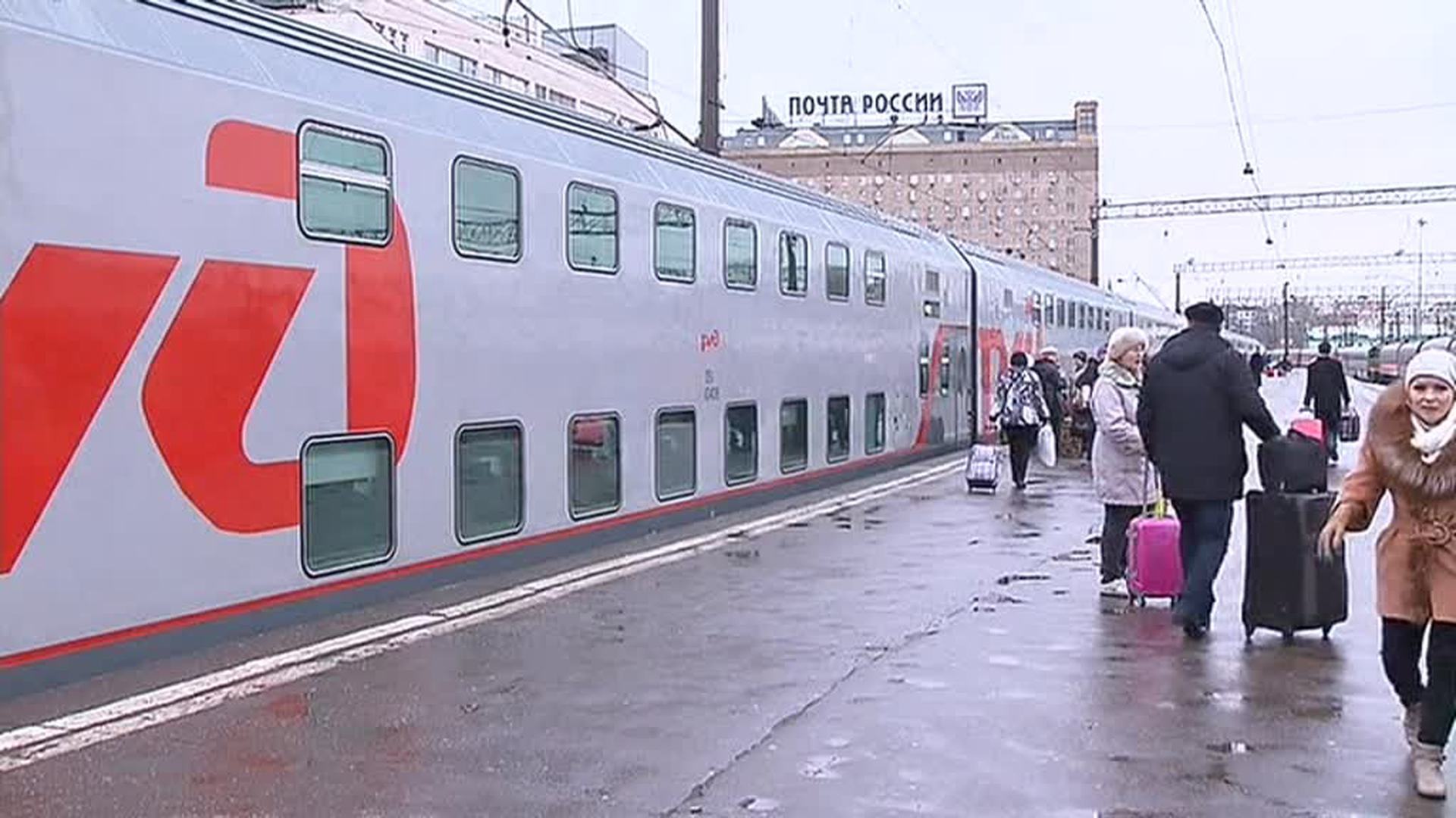 Двухэтажный вагон Казанский вокзал