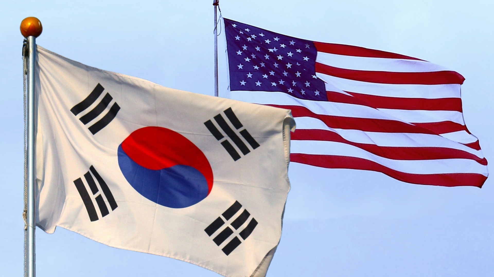 Соединенные штаты кореи. Южная Корея и США. Флаг США И Южной Кореи. Переговоры Республики Корея и США. Флаг Америки и Кореи.