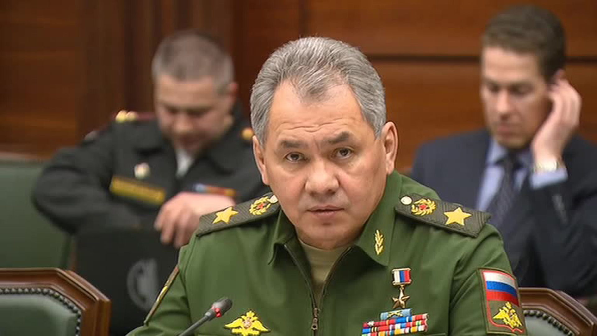 Министр обороны России Сергей Шойгу Путин Владимир