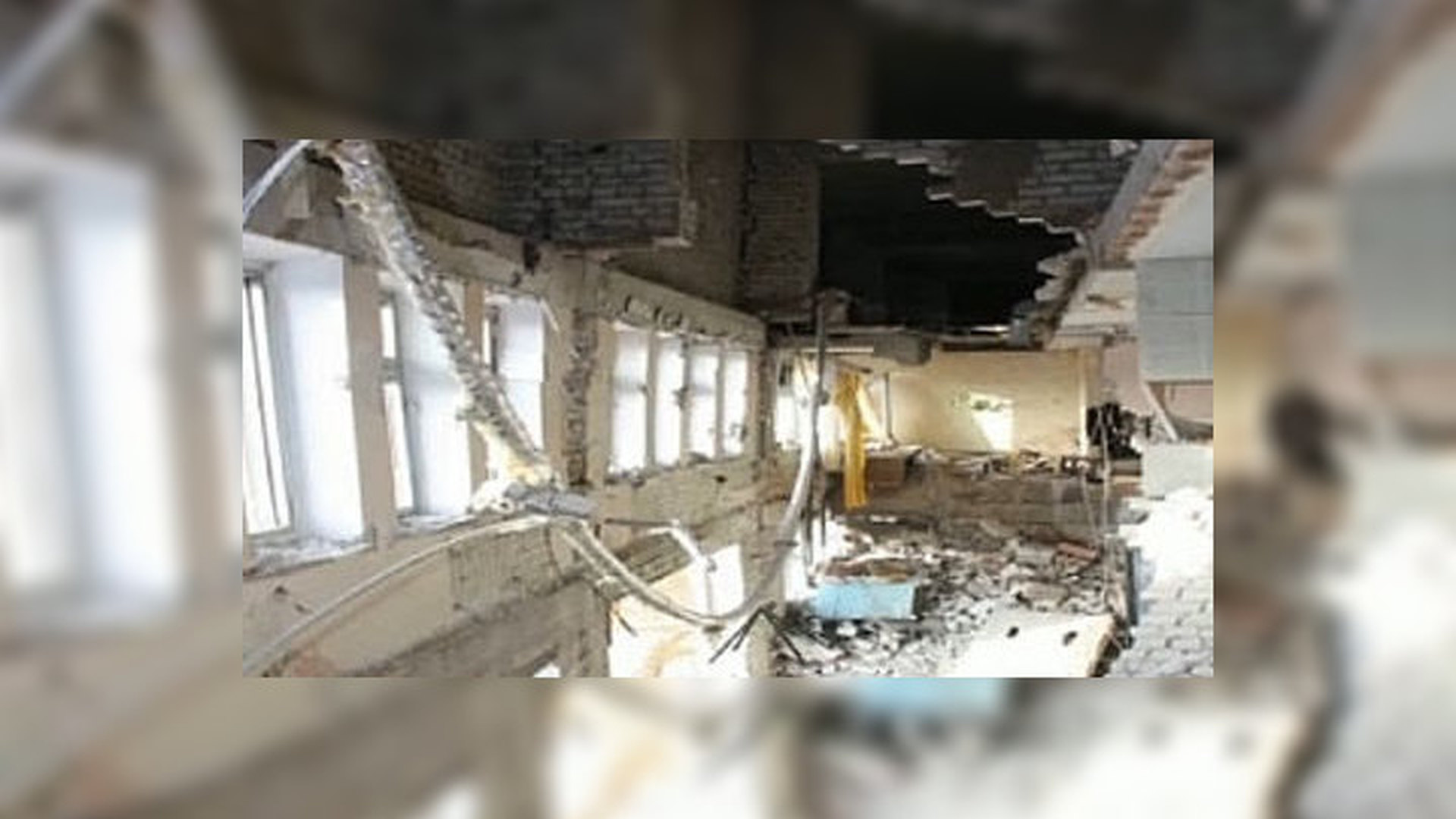 Взрыв в больнице Луганск