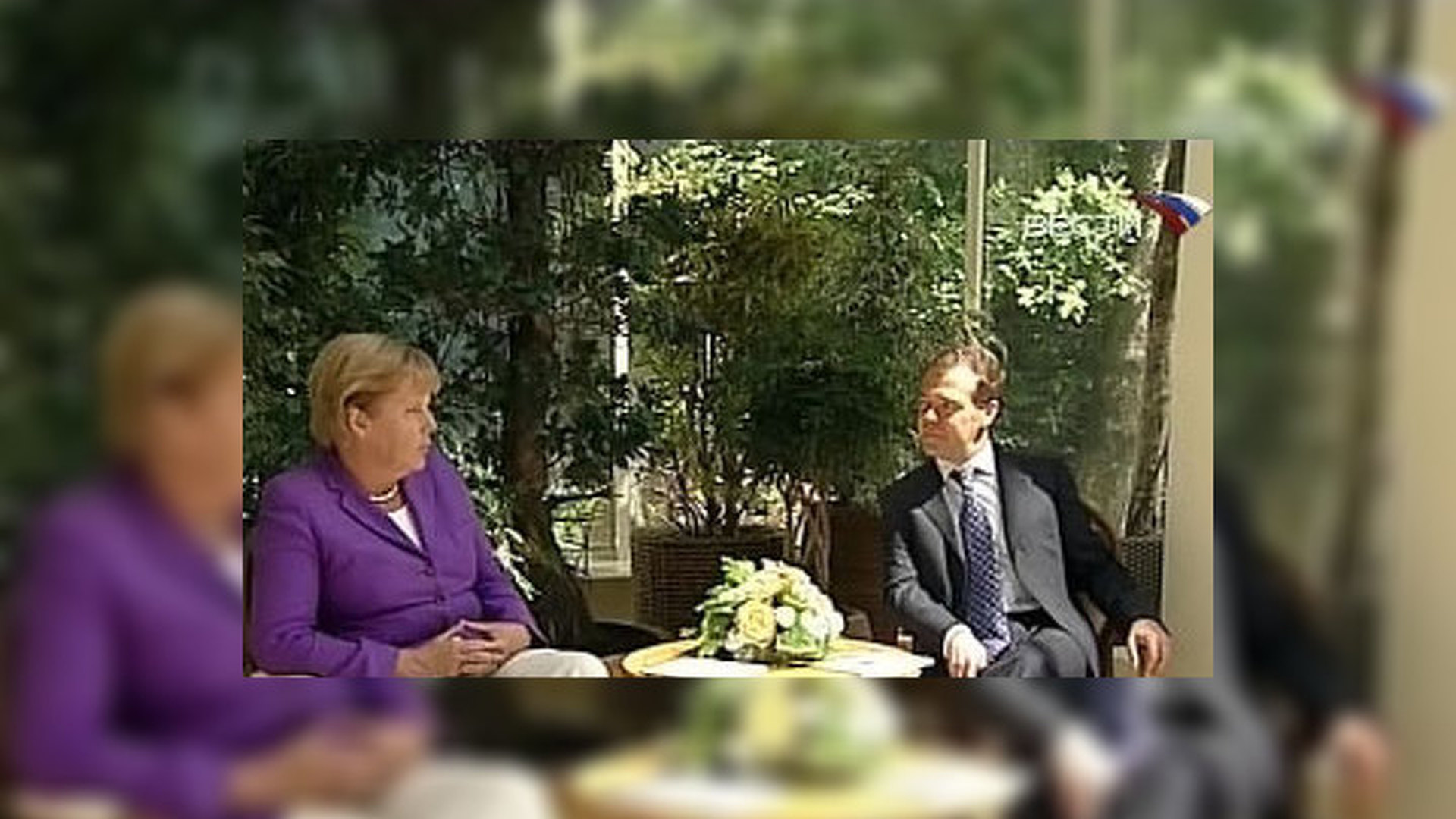 2011 Год Медведев и Меркель