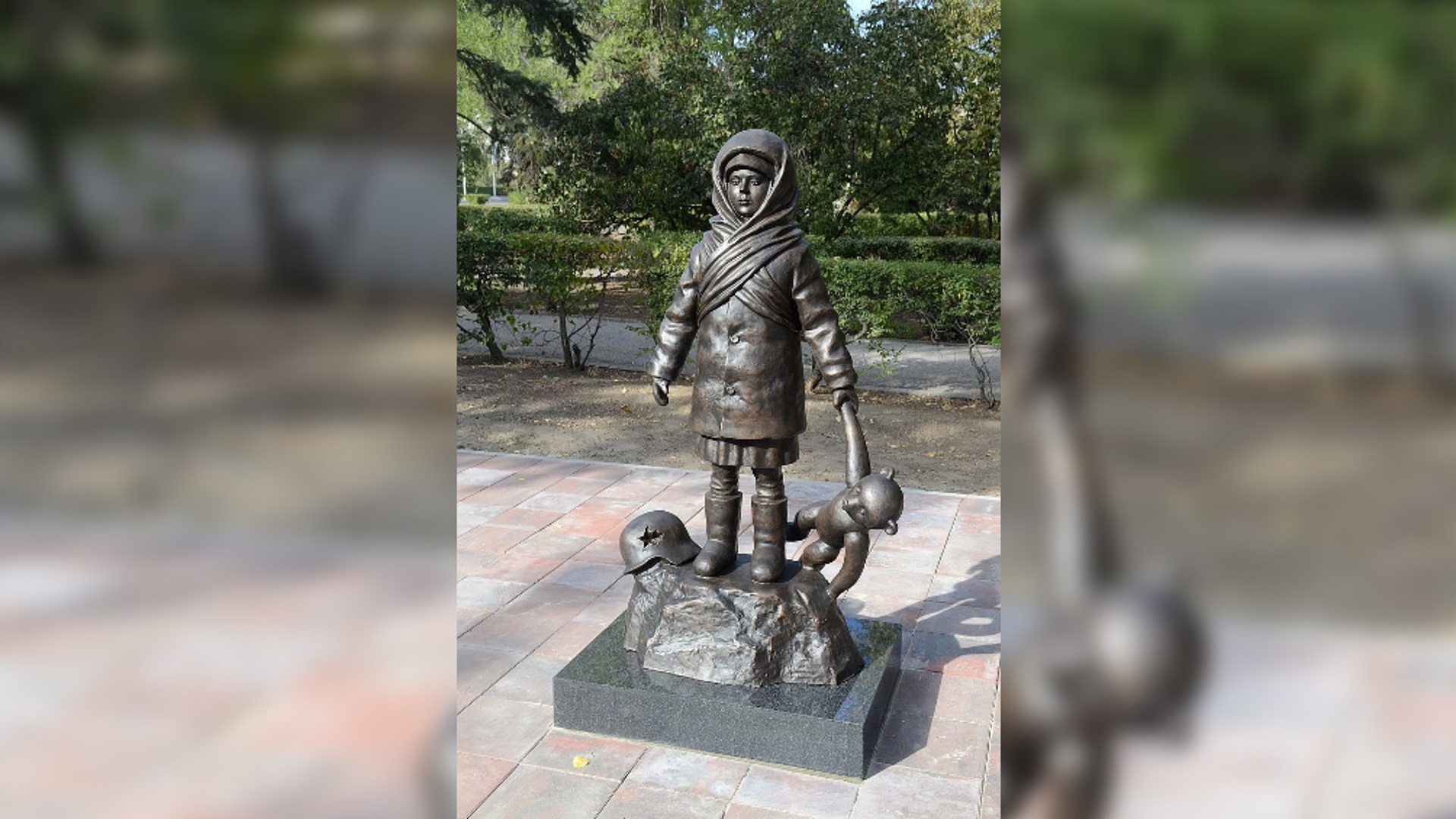 Памятник детям пережившим войну Волгоград