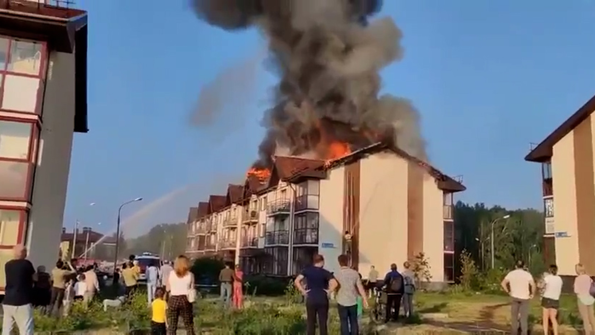 Пожар в Залесье Челябинск