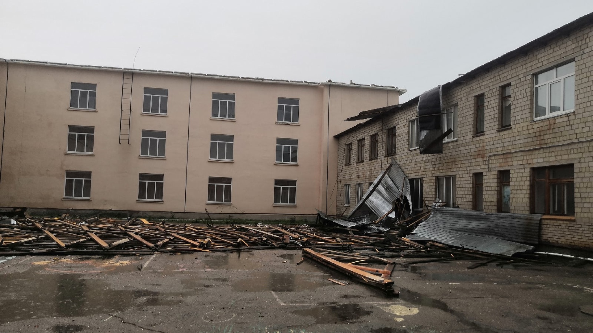 10 Школа Бирск рухнула