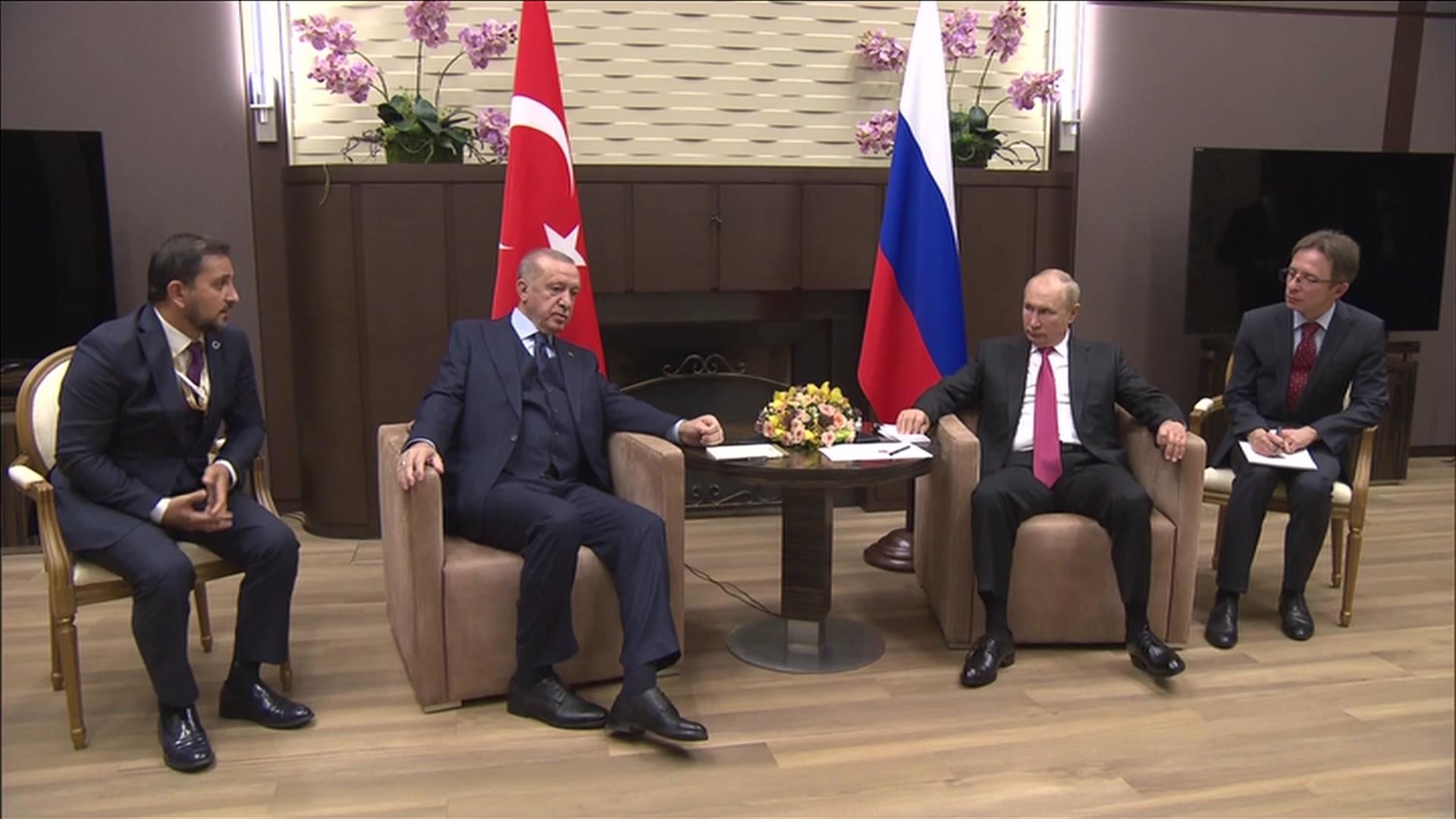 Встреча Путина с Эрдоганом в Сочи 2022