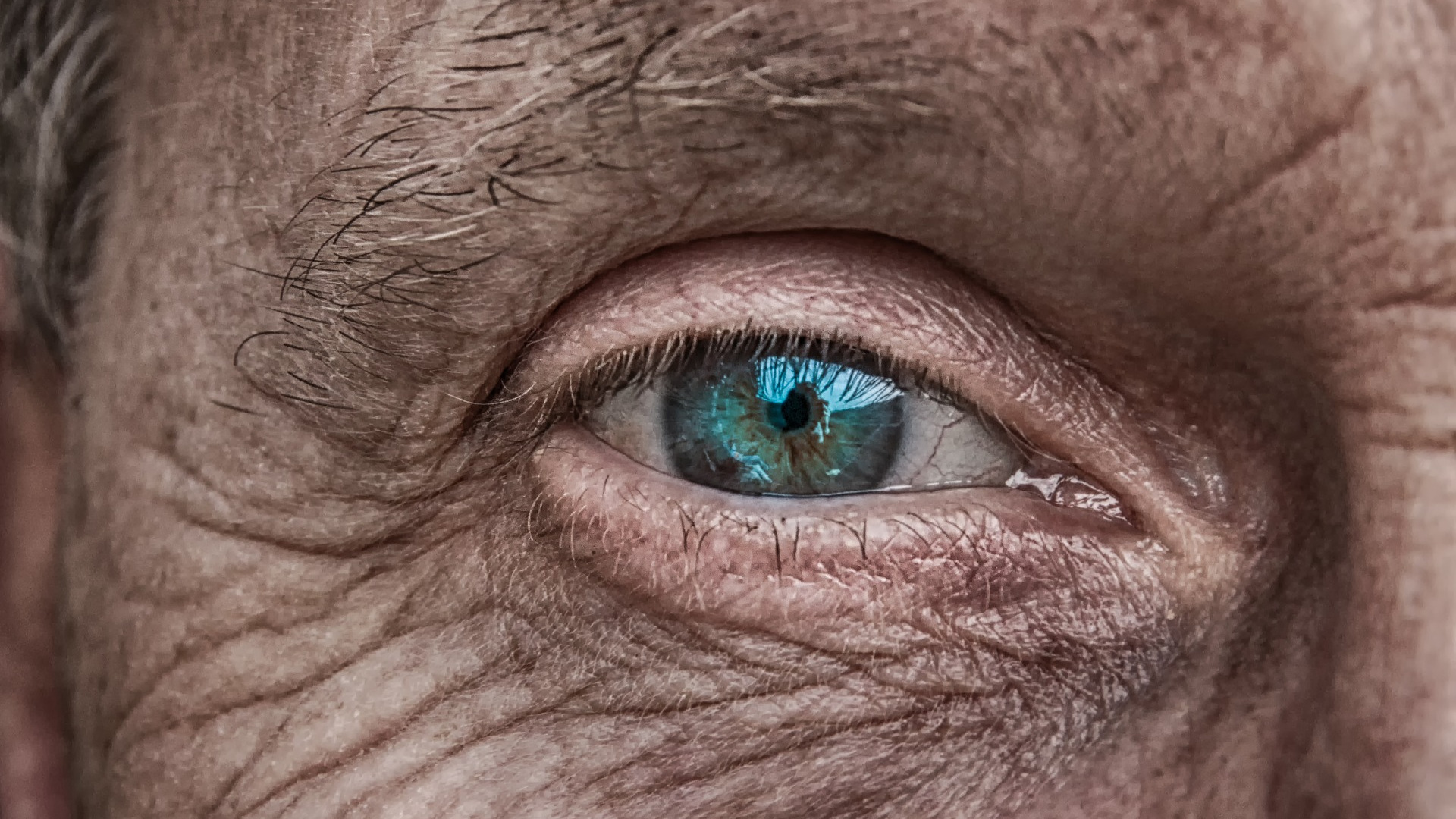 Глаза пожилого человека