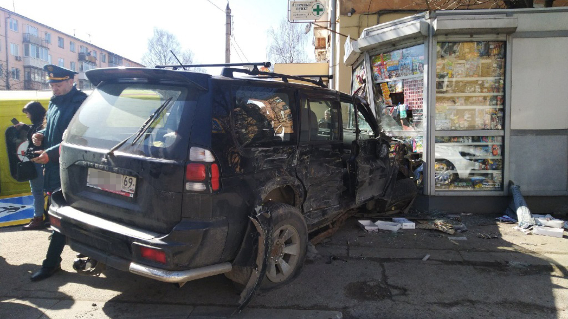 Авария в Твери вчера на Волоколамском проспекте