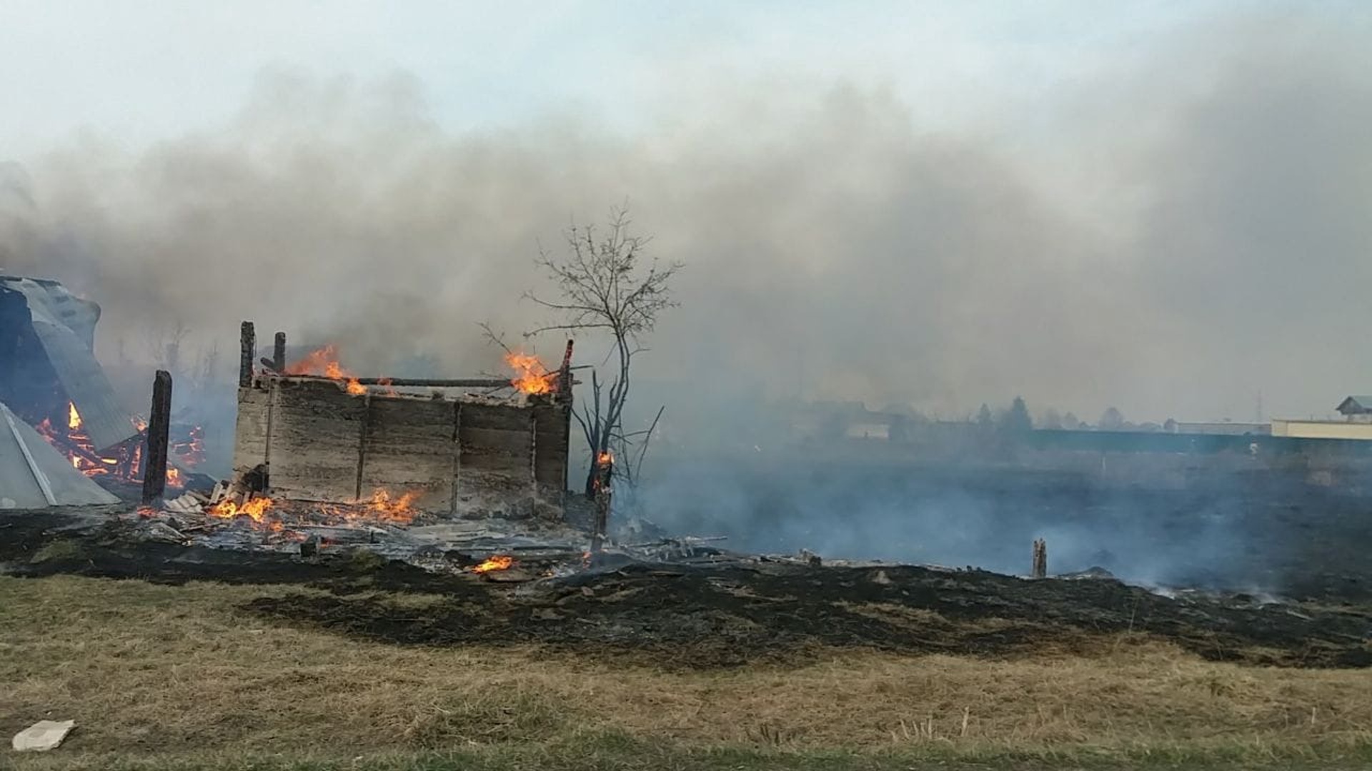 Пожар в Тисуле