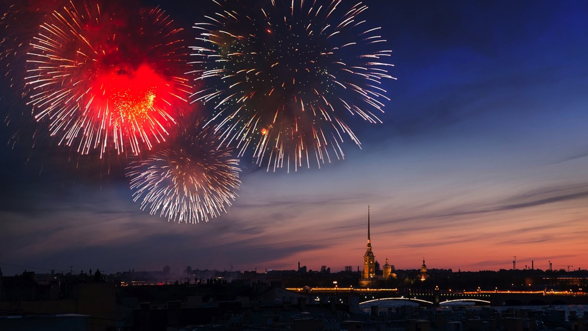 салют сегодня в санкт петербурге