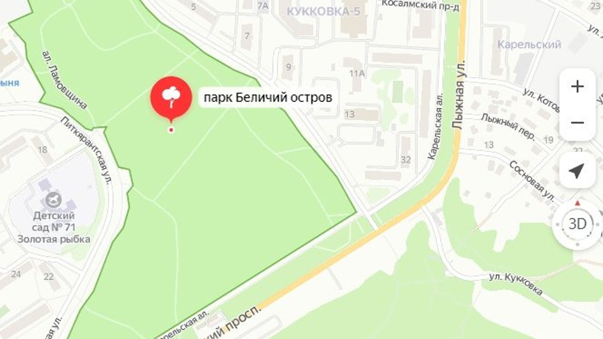 Карта кукковки в петрозаводске