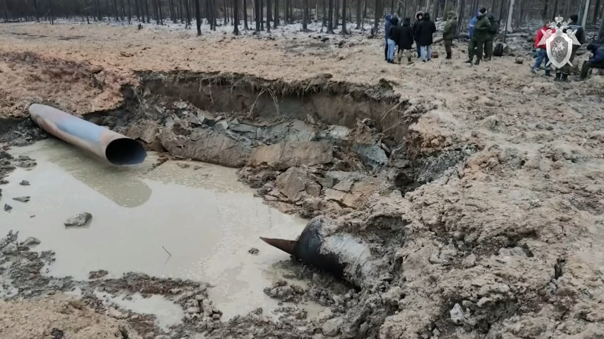 Взрыв газопровода ЛЕНОБЛАСТЬ