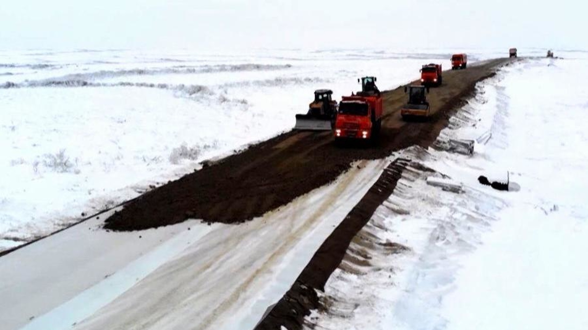 Строительство моста в усинске