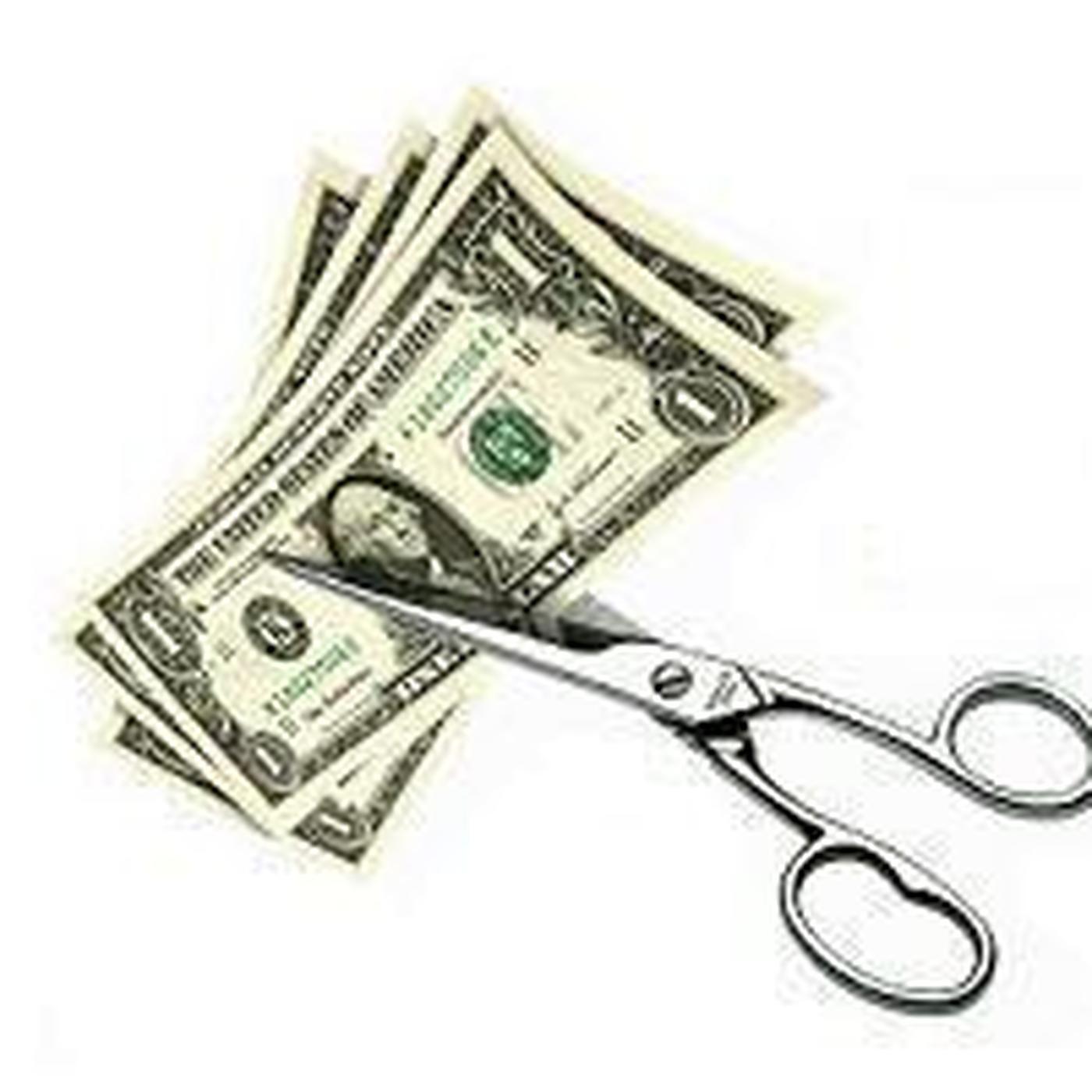 Cut spending. Expenses money.