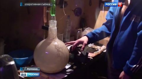 В гараже во Фрязине обнаружена подпольная лаборатория по синтезу амфетамина