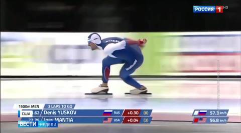 Конькобежец Денис Юсков установил новый мировой рекорд