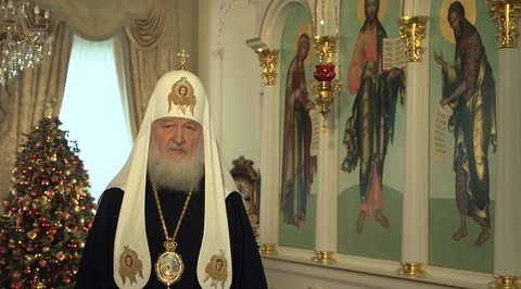Патриарх Кирилл поздравил верующих с Рождеством
