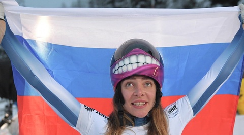 Скелетонистка Никитина стала четырехкратной чемпионкой Европы