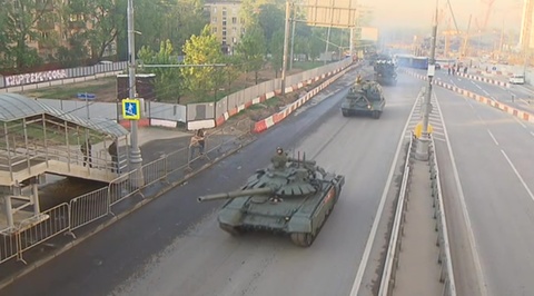В Москве пресечена попытка помешать репетиции парада