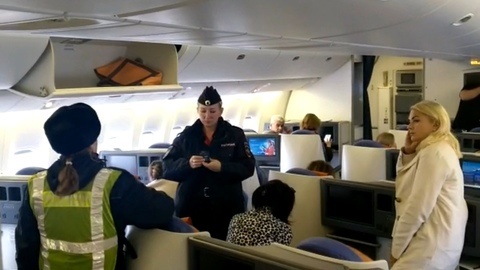 Актриса Лидия Вележева устроила дебош на борту 