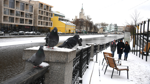 На водоемах Москвы из-за хрупкого льда усилен контроль