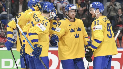 Шведы потерпели первое поражение на чемпионате мира по хоккею