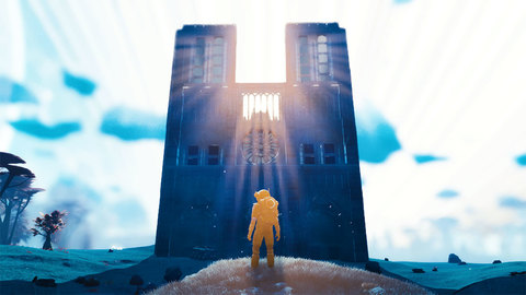 Нотр-Дам заново построили в игре No Man's Sky