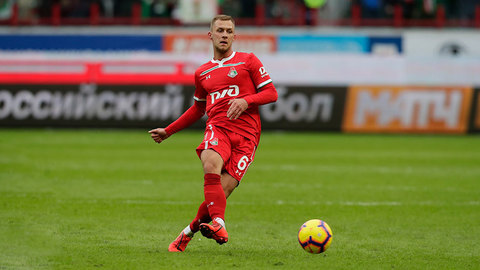 КДК дисквалифицировал игрока "Локомотива" Баринова на один матч