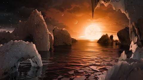 Астрономы изучили климат семи земплеподобных планет системы TRAPPIST-1