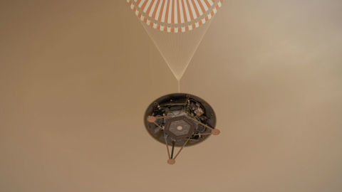 Космический зонд InSight успешно сел на поверхность Марса