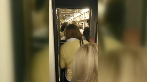 Из поездов, застрявших в тоннеле метро, вывели пассажиров