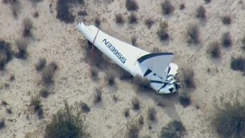 Следствие: SpaceShipTwo распался в воздухе