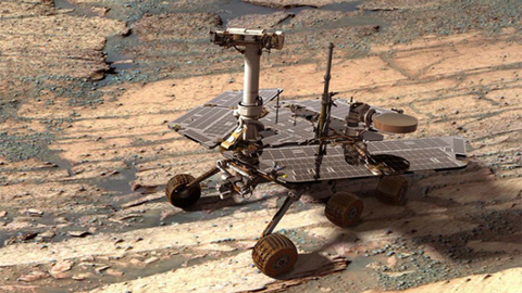 Ровер Opportunity завершил свой марсианский марафон