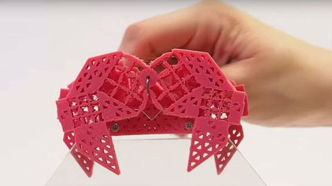 Напечатанные на 3D-принтере метаматериалы превратили в сложные механизмы
