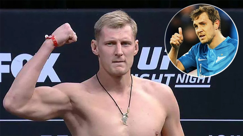 Дзюба поддержал Волкова перед боем на турнире UFC 254