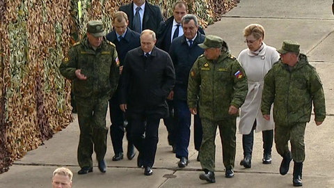 Владимир Путин прибыл на учения "Восток-2018"