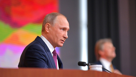 Кремль: Большая пресс-конференция Путина пройдет в необычном формате