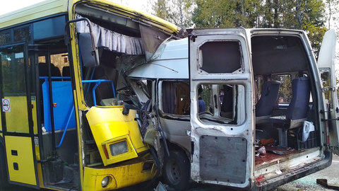 Автобус, столкнувшийся с маршруткой под Тверью, был оснащен современным оборудованием