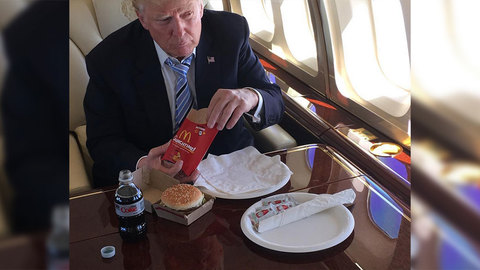 Трамп сел на диету и отказался от фастфуда