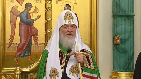 Патриарх поговорил с космонавтом Новицким