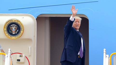 Трамп приземлился в Сингапуре