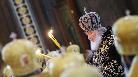 Патриарх Кирилл отпел Николая Караченцова