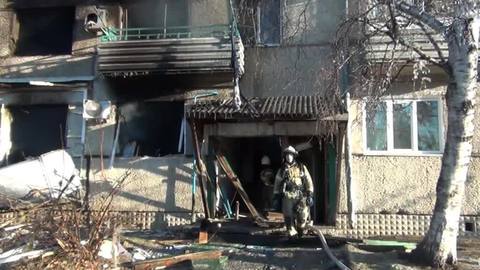 В результате взрыва газа в поселке Приамурском пострадали два человека