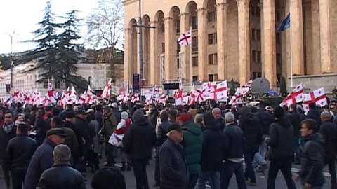 Саакашвили призывает Грузию к очередному перевороту