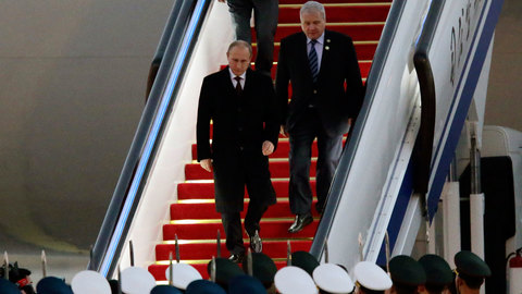 Владимир Путин прибыл с визитом в Китай