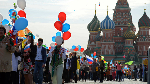 Первомай в Москве