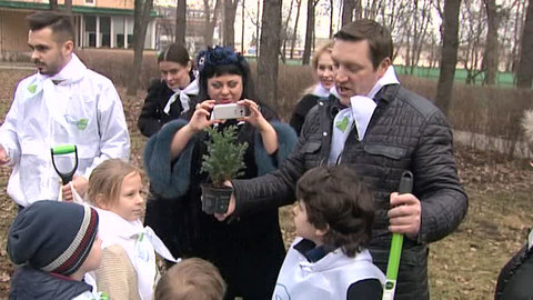 У Дома-музея Королёва прошел первый весенний субботник