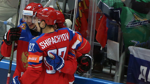 Российская сборная вышла вперед в матче с хоккеистами Германии
